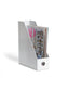 Perf Metal Magazine Holder, Modern Perforated, White, White, Set of 1, 843463157160