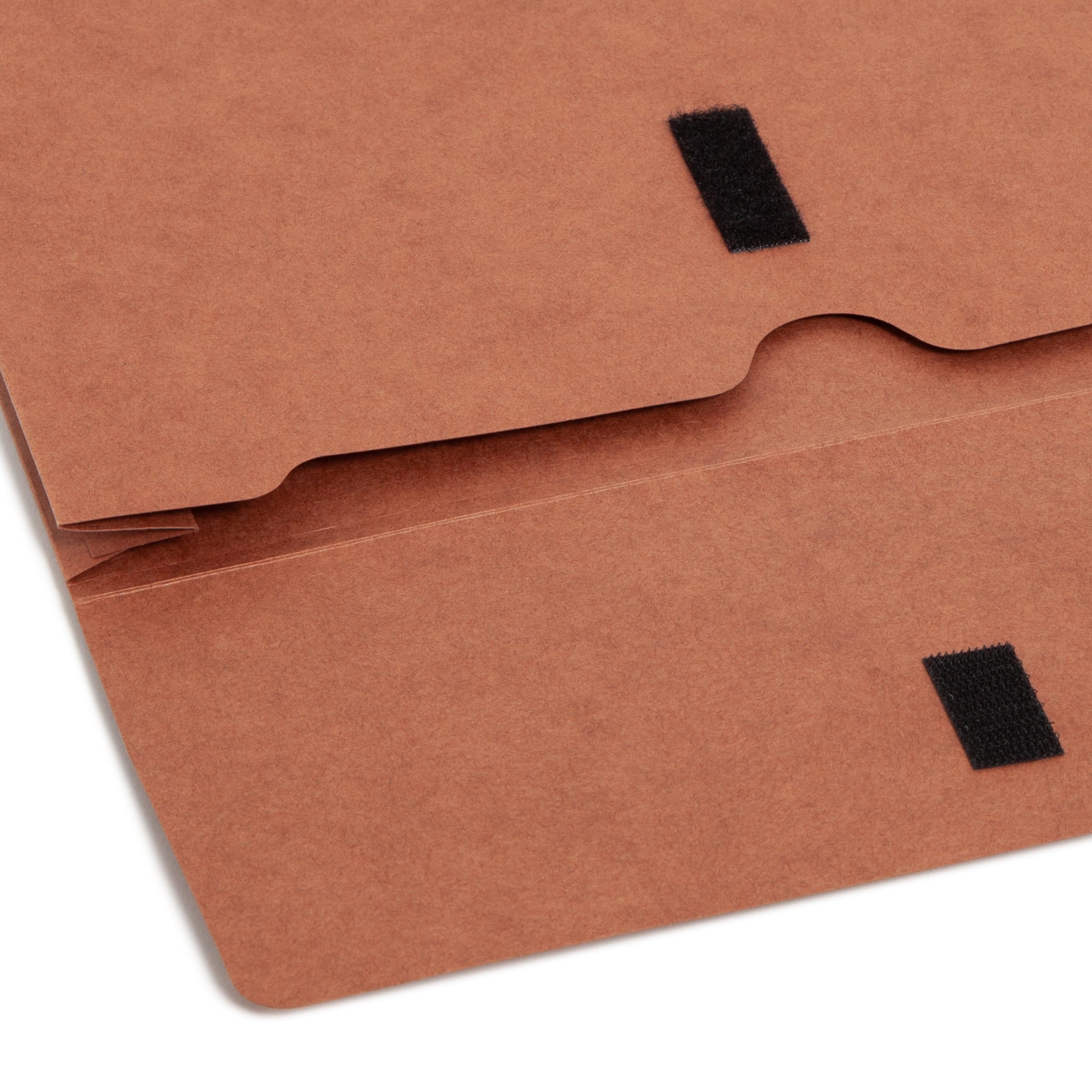 Expanding Wallets, 2-Inch Expansion, Flap with Hook and Loop Closure