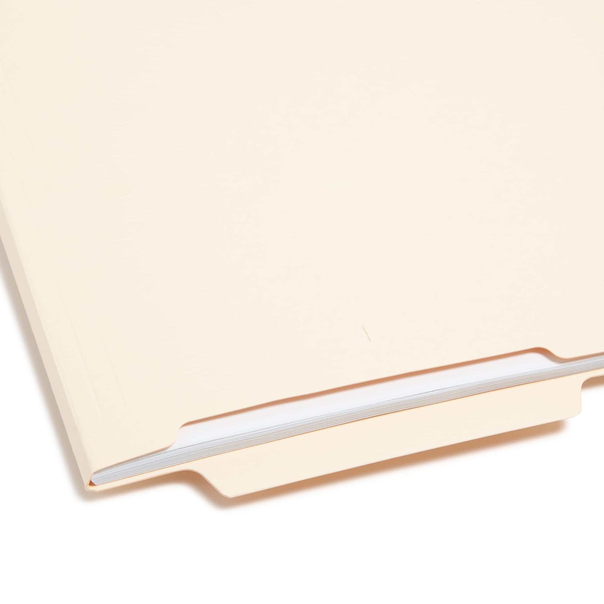 Shelf-Master® Reinforced Tab End Tab File Folders, 4 inch High Tab, Manila Color, Letter Size, Set of 100, 086486241793