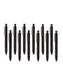 Monterey Ballpoint Pens - Soft Touch, The Monterey, Black, 0.43" x 0.53" x 5.51", Black, 0.43" X 0.53" X 5.51" Size, Set of 12, 843463137865