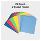 Assorted Colors Color, Letter Size, Set of 25, 30086486878501