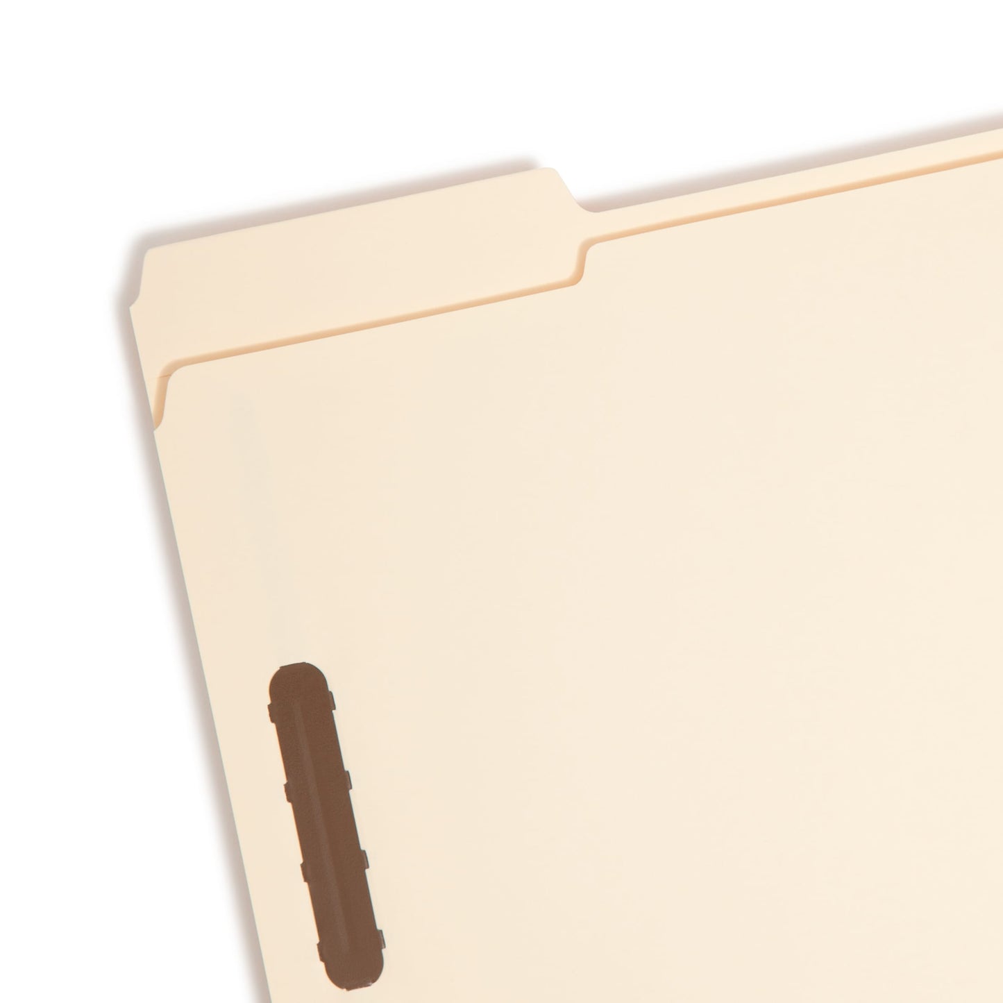 Reinforced Tab Fastener File Folders, 1/3-Cut Tab, 2 Fasteners, Manila Color, Letter Size, Set of 50, 086486145374