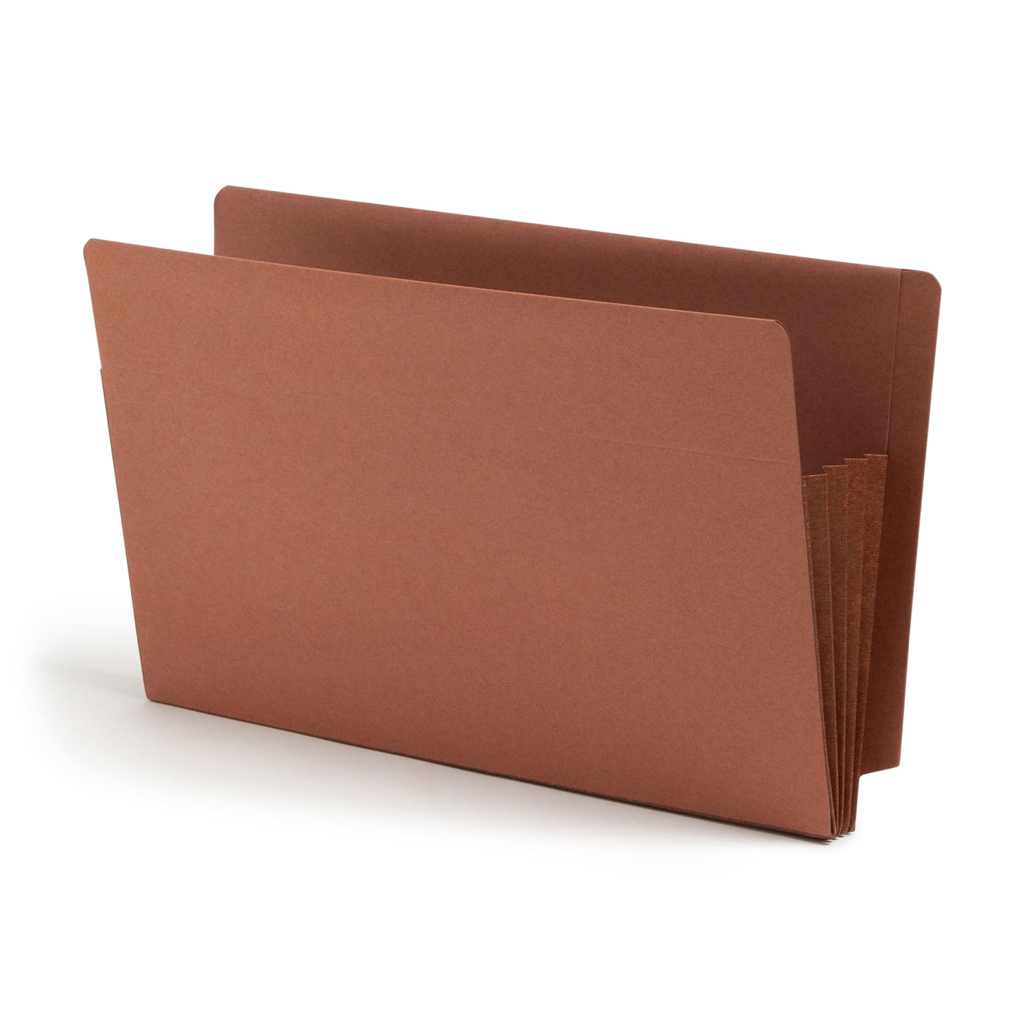 TUFF® Extra-Wide Reinforced End Tab File Pockets, Straight-Cut Tab, 3-1/2 inch Expansion, Redrope Color, Extra Wide Legal Size, Set of 10, 30086486747807