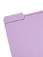 Standard File Folders, 1/3-Cut Tab, Lavender Color, Letter Size, Set of 100, 086486124430