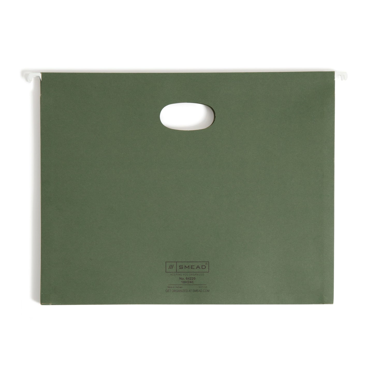 Hanging File Pockets, 3.5" Expansion, Standard Green Color, Letter Size, Set of 10, 086486642200