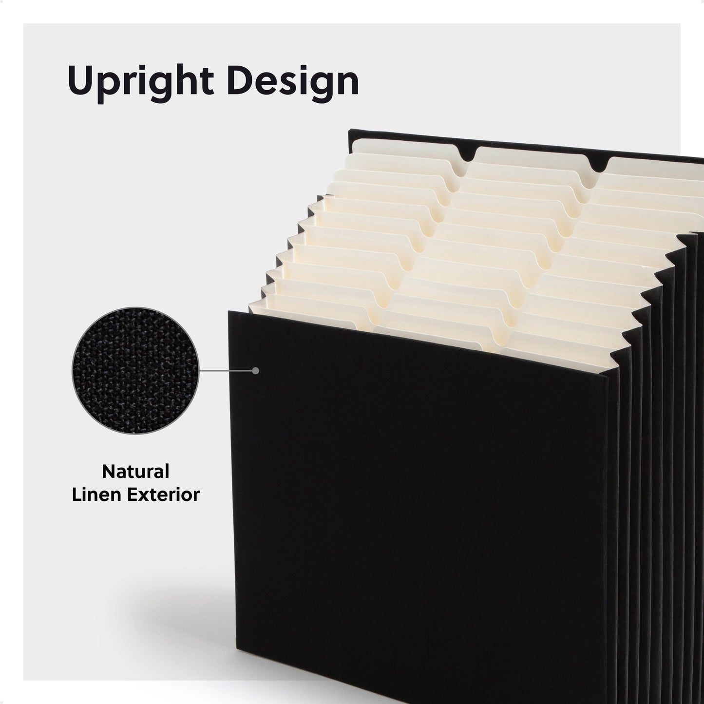 Expanding Stadium® File, 12 Pockets, Charcoal Color, 13.6" X 12.25" X 1.88" Size, Set of 1, 086486702270