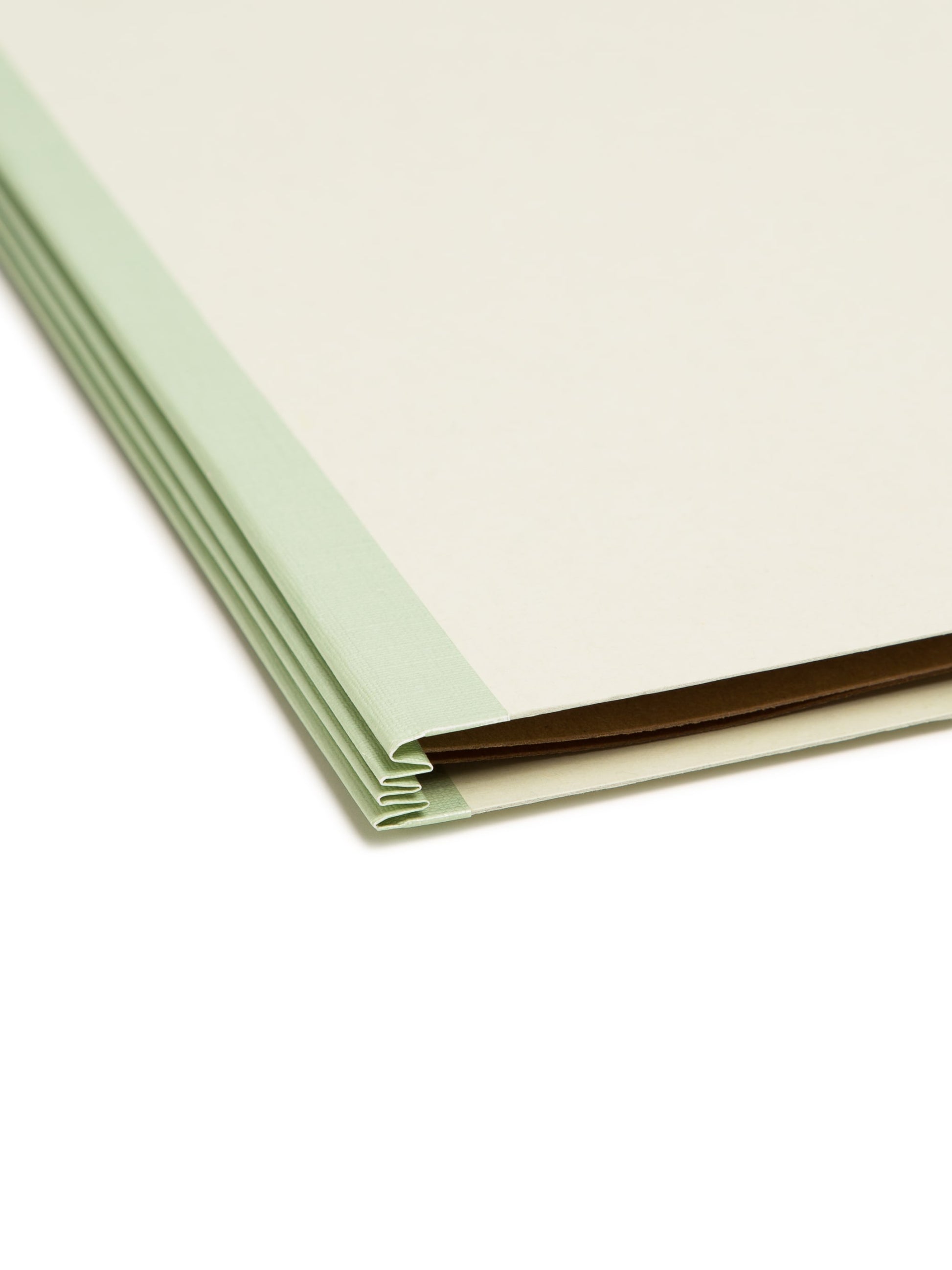 Pressboard Classification File Folders, 1 Divider, 2 inch Expansion, Gray/Green Color, Letter Size, Set of 0, 30086486137233