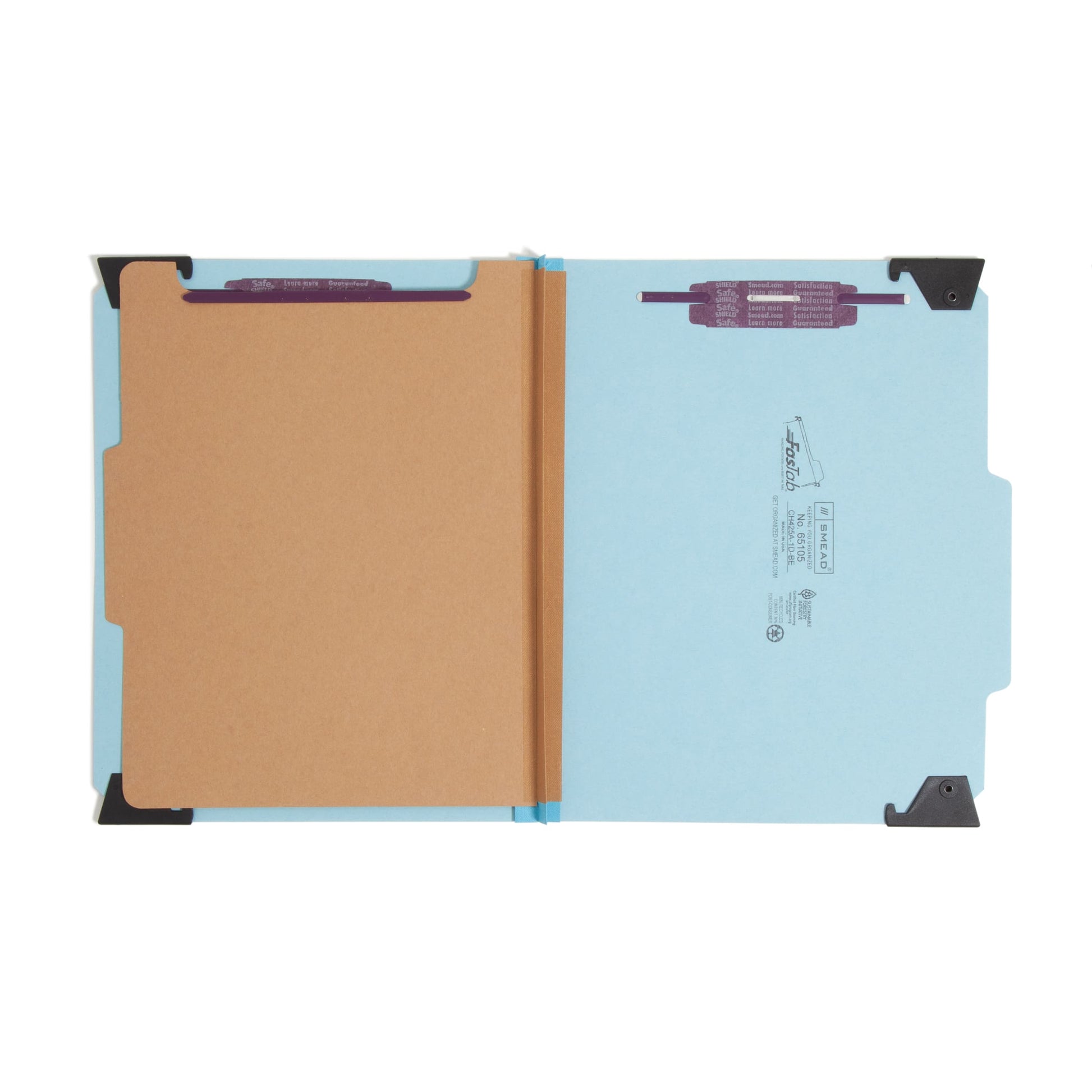 FasTab®/SafeSHIELD® Hanging Classification File Folders, Blue Color, Letter Size, Set of 10, 30086486651050