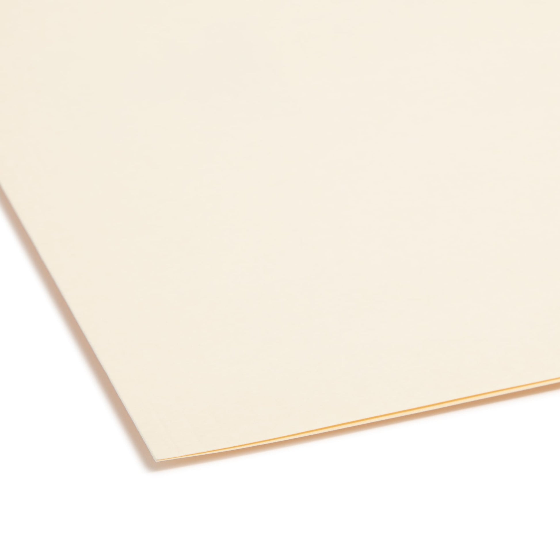 Reinforced Tab Fastener File Folders, Straight-Cut Tab, 2 Fasteners, Manila Color, Legal Size, Set of 50, 086486195133