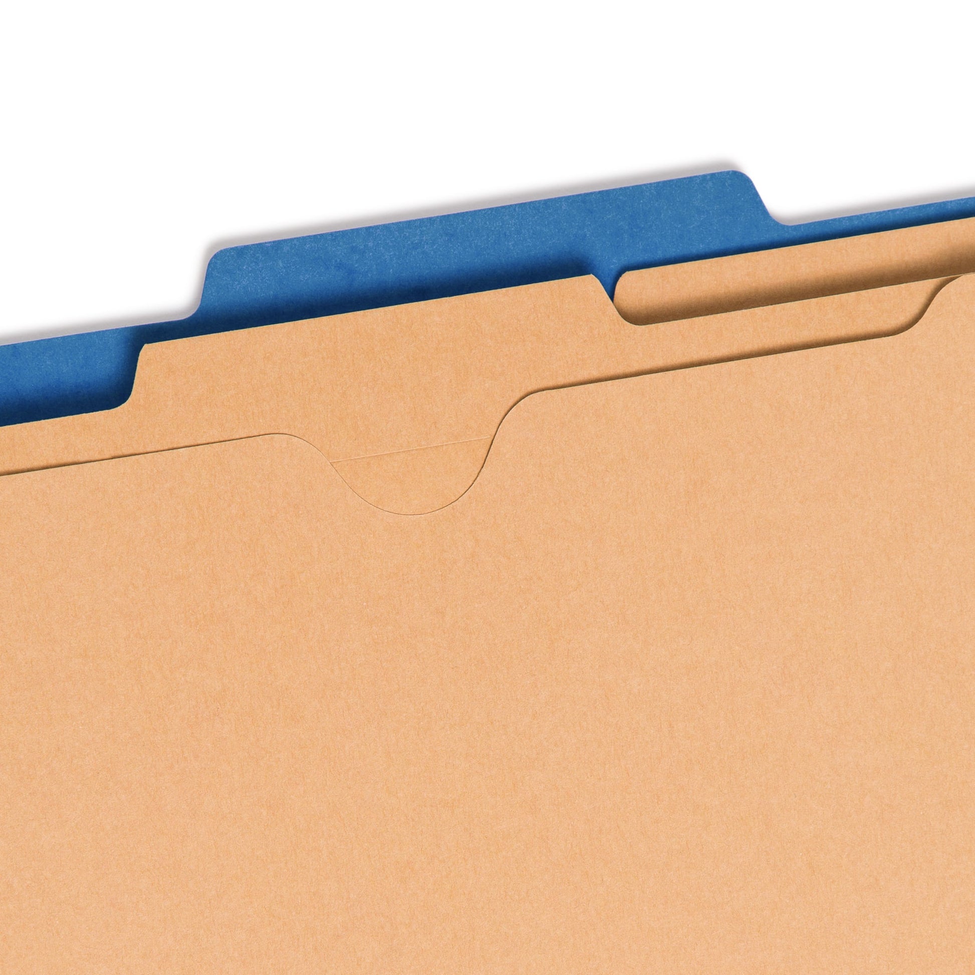 SafeSHIELD® Pressboard Classification File Folders with Pocket Dividers, Dark Blue Color, Letter Size, Set of 10, 30086486140776