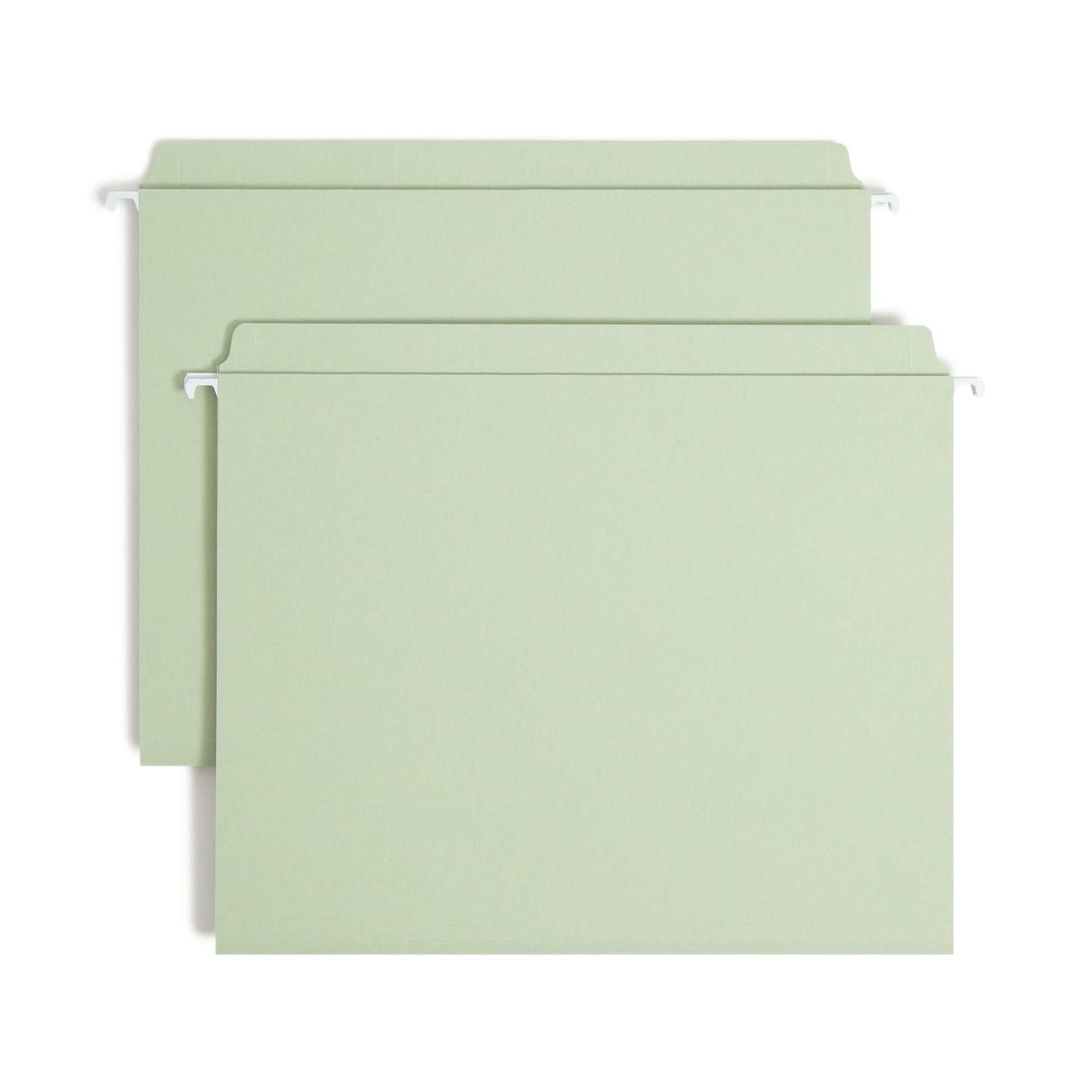 FasTab® Hanging File Folders, Straight-Cut Tab, Moss Green Color, Letter Size, Set of 20, 086486641012