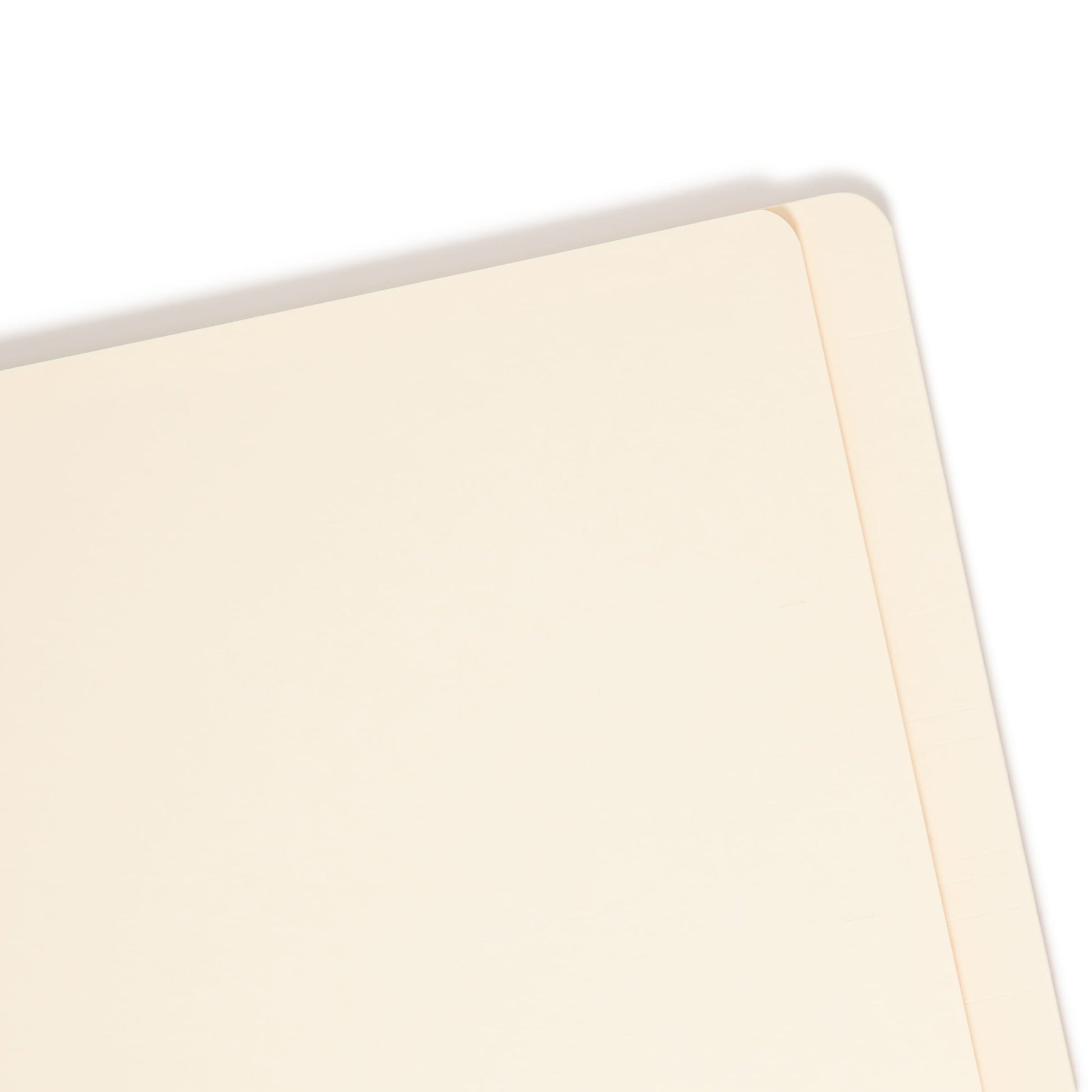 End Tab Fastener Folders with Shelf-Master® Reinforced Tab, Straight-Cut Tab, Two Fasteners, Manila Color, Letter Size, Set of 50, 086486342155