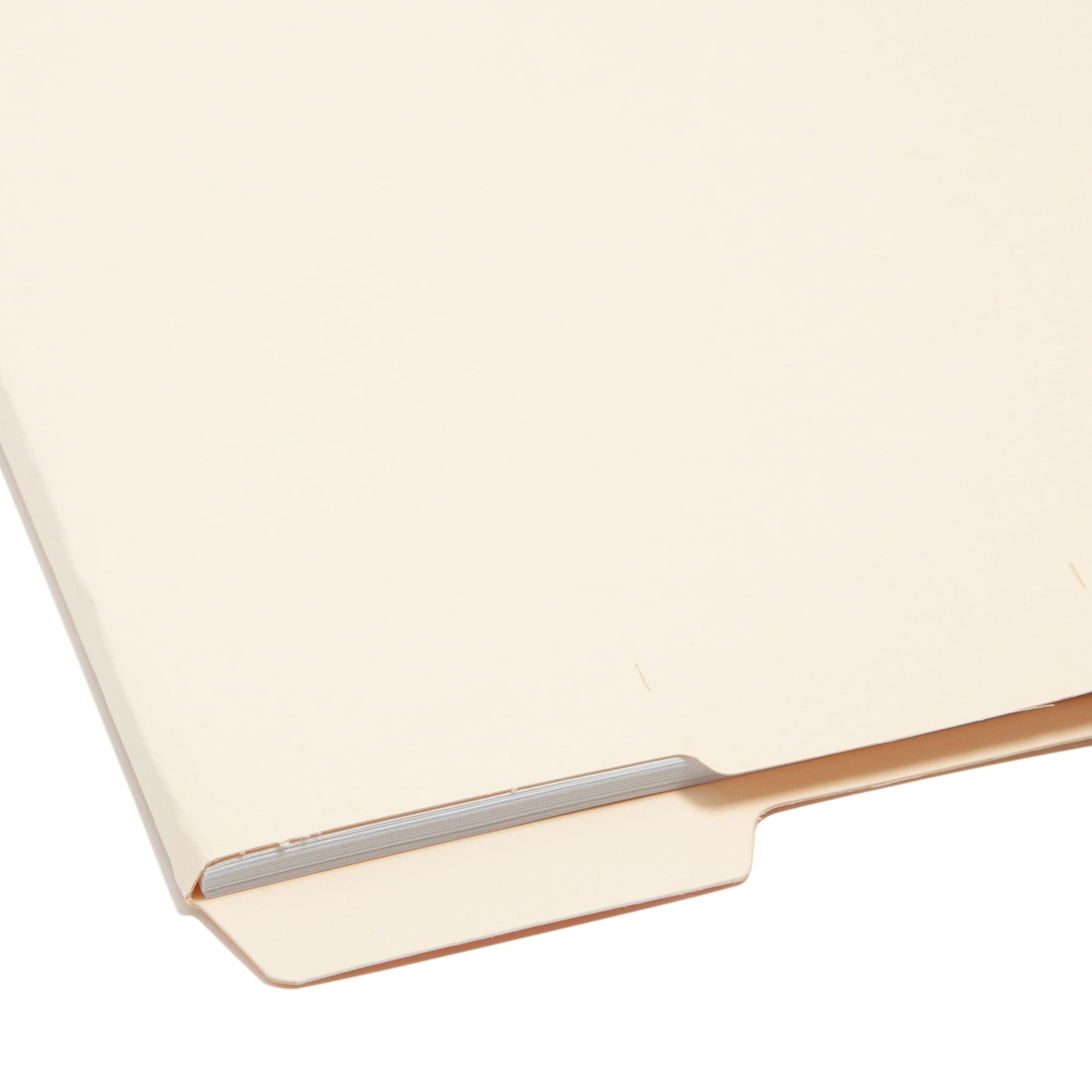 Shelf-Master® Reinforced Tab End Tab File Folders, 1/3-Cut Tab, Assorted Positions, Manila Color, Letter Size, Set of 100, 086486241342