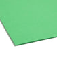 Reinforced Tab Fastener File Folders, 1/3-Cut Tab, 2 Fasteners, Green Color, Letter Size, Set of 50, 086486121408