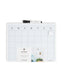 Contempo Frame Dry Erase Calendar Board, Contempo, White, White, 1" x 1", 2' or smaller, White, 1" X 1" Size, Set of 1, 812296022600