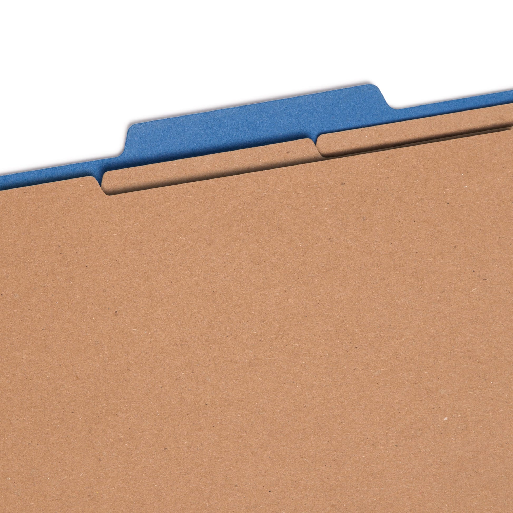SafeSHIELD® Pressboard Classification File Folders, 3 Dividers, 3 inch Expansion, 2/5-Cut Tab, Dark Blue Color, Legal Size, Set of 10, 30086486190962