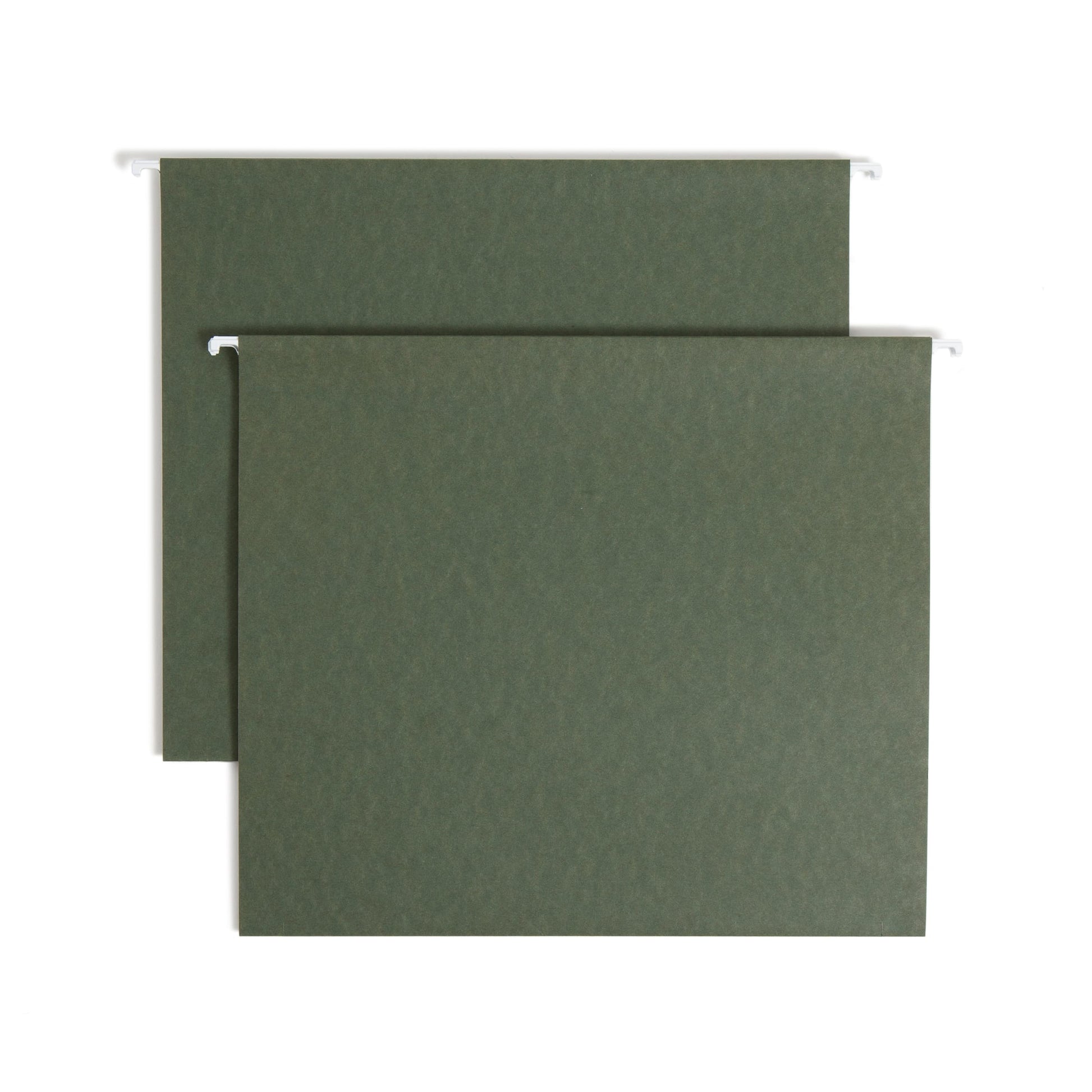 Hanging Box Bottom File Folders, 2 inch Expansion, Standard Green Color, Letter Size, Set of 25, 086486642590