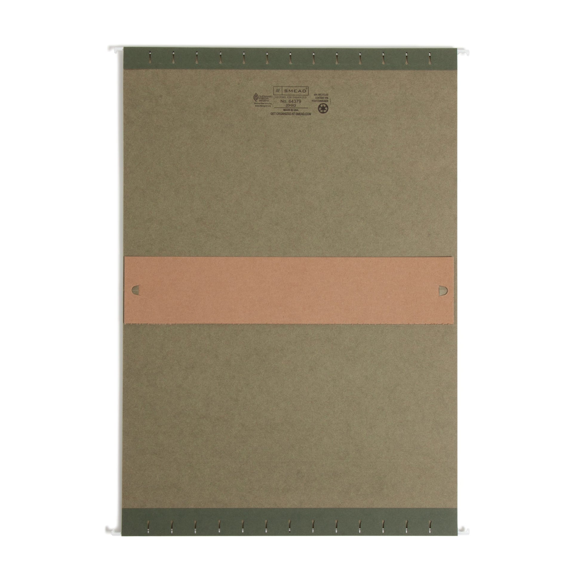 Hanging Box Bottom File Folders, 3 inch Expansion, Standard Green Color, Legal Size, Set of 25, 086486643795