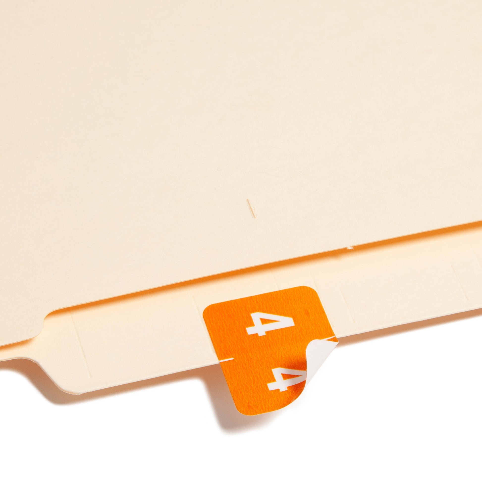 DCCRN Color-Coded Numeric Labels - Rolls, Orange Color, 1-1/4" X 1" Size, Set of 500, 086486673440