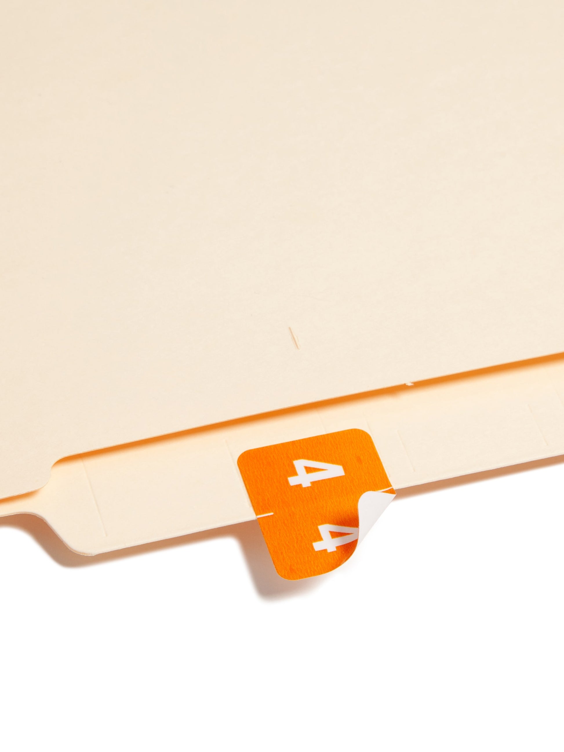 DCCRN Color-Coded Numeric Labels - Rolls, Orange Color, 1-1/4" X 1" Size, Set of 50, 086486673440