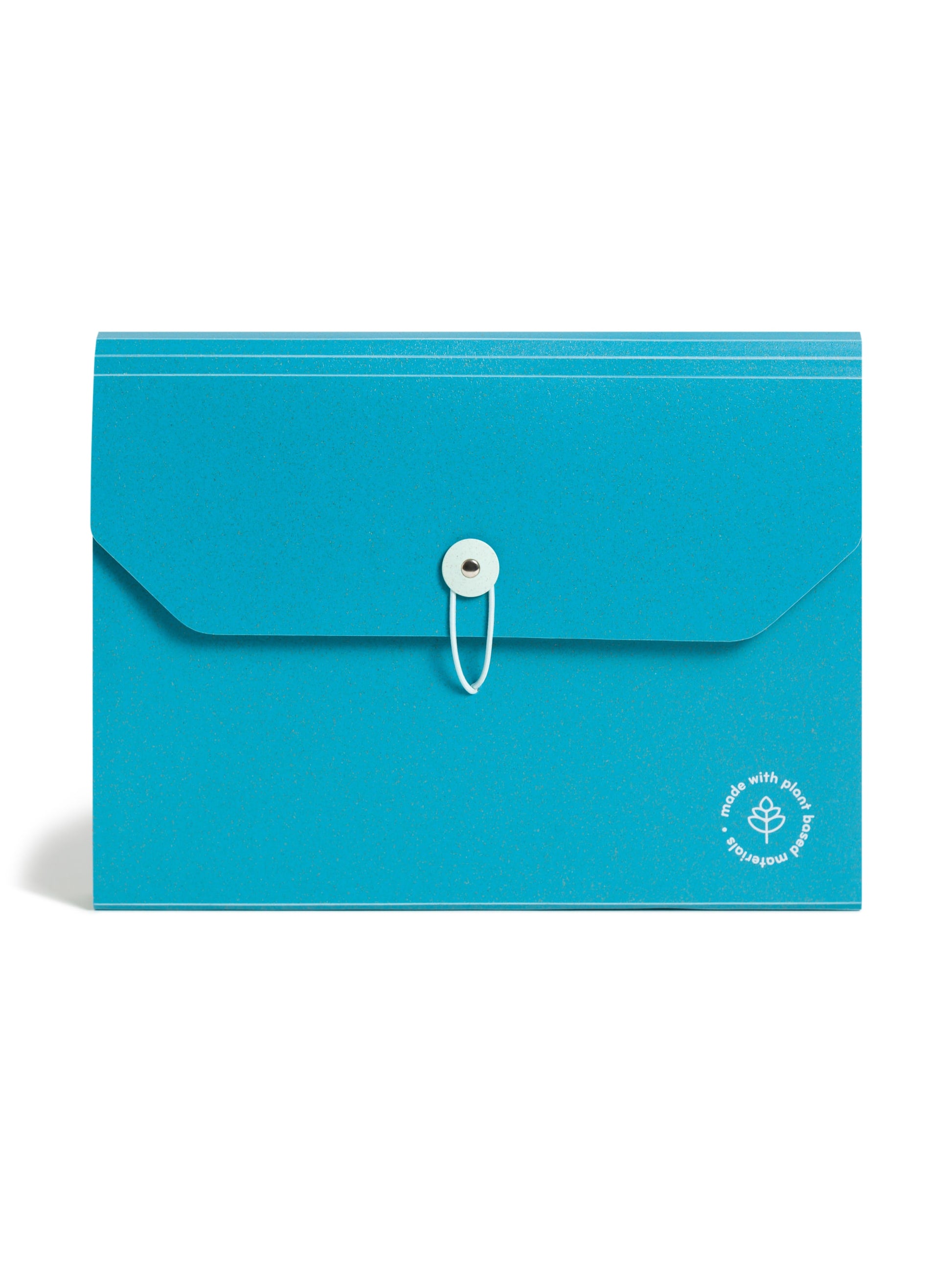 13 Pocket U-Eco Poly Expanding File, U-Eco, 1/12 Cut, 7" Expansion, 13 Pockets, 12 Dividers, Blue, Blue, Set of 1, 843463165943