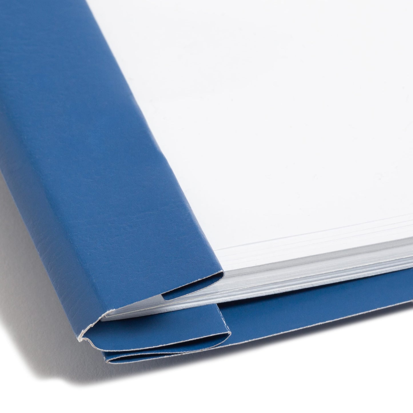 Heavyweight Paper Report Covers with Clear Front, Dark Blue Color, Letter Size, Set of 25, 30086486874558
