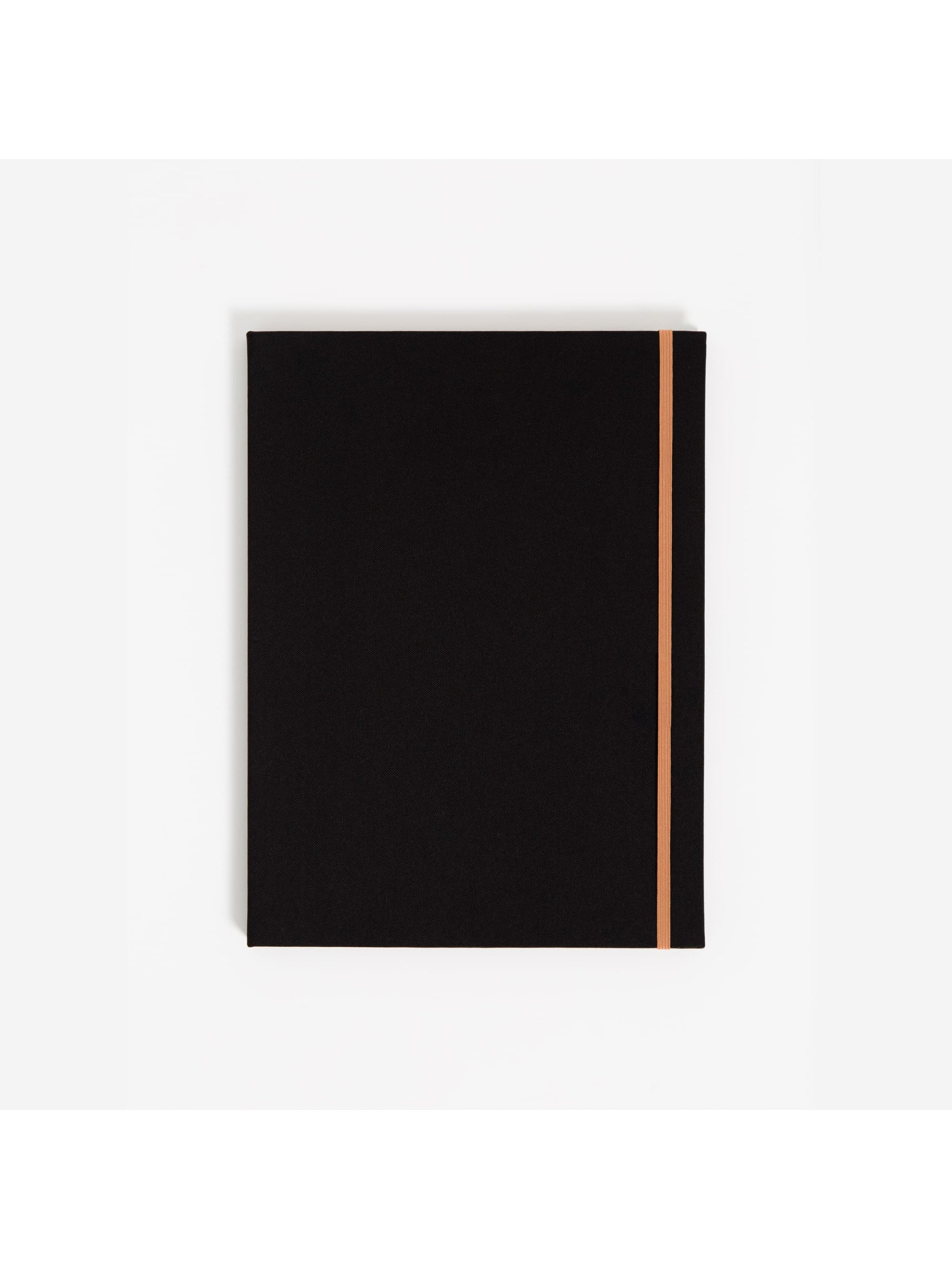 Linen Padfolio, 0 Expansion, 1 Pockets, Black, Black, Set of 1, 843463143521