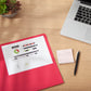 Red Color, Letter Size, Set of 25, 30086486878594