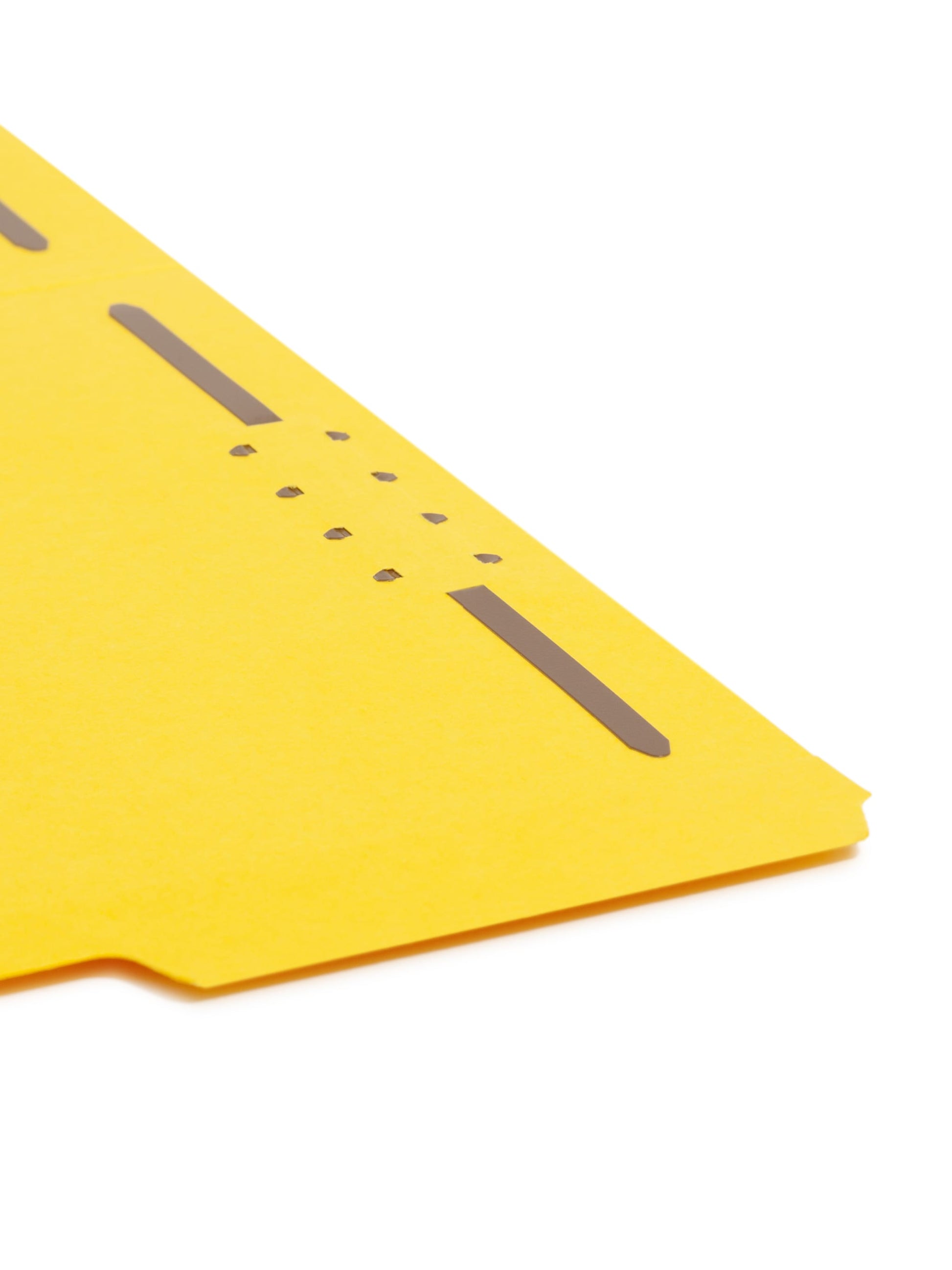 Reinforced Tab Fastener File Folders, 1/3-Cut Tab, 2 FastenersReinforced Tab Fastener File Folders, 1/3 Cut, Yellow, Letter, Yellow, Letter Size, Set of 50, 086486129404