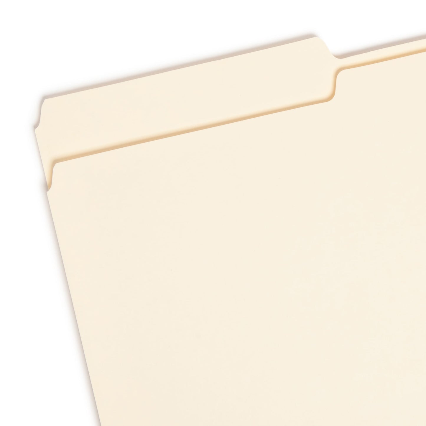 Standard File Folders, 1/2-Cut Tab, Manila Color, Letter Size, Set of 100, 086486103206