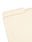 Standard File Folders, 1/2-Cut Tab, Manila Color, Letter Size, Set of 100, 086486103206