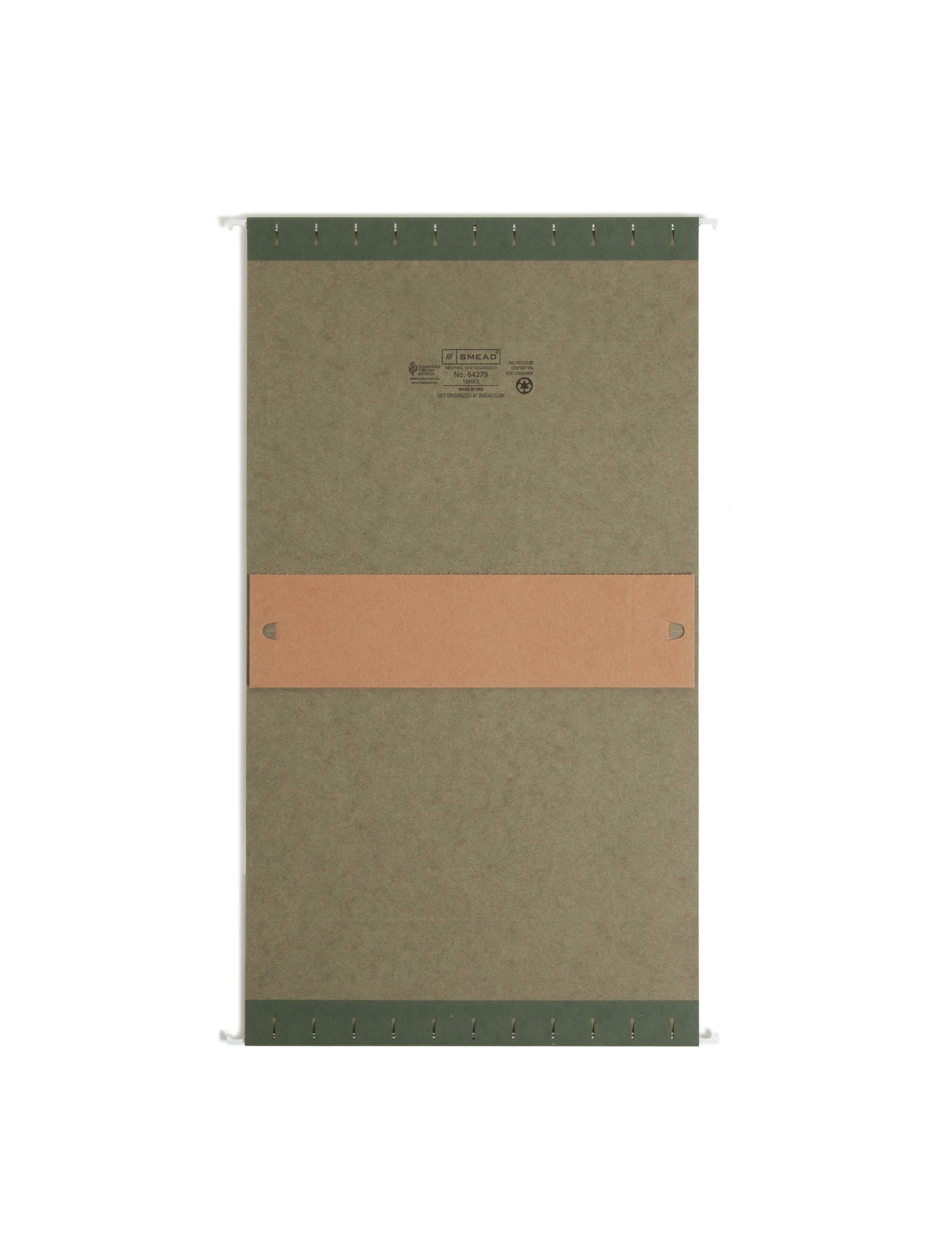 Hanging Box Bottom File Folders, 3 inch Expansion, Standard Green Color, Letter Size, Set of 25, 086486642798