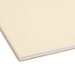 100% Recycled Reinforced Tab Fastener File Folders, Manila Color, Legal Size, Set of 50, 086486195478