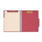 Classification File Folders, 2 Dividers, 2 inch Expansion, Red Color, Letter Size, Set of 10, 30086486140035