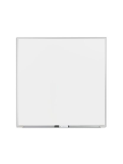 U Brands Silver Aluminum Frame Non-Magnetic Dry Erase Board, 36" x 36" (Actual Size 35" x 35")