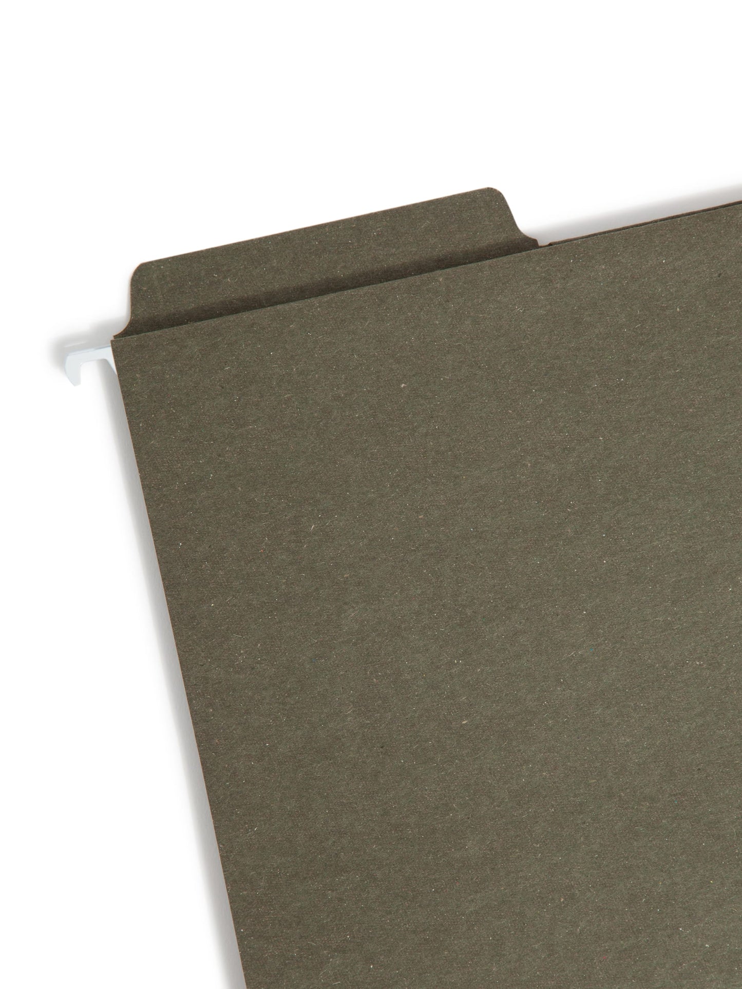 100% Recycled FasTab® Hanging File Folders, Standard Green Color, Letter Size, Set of 20, 086486640374