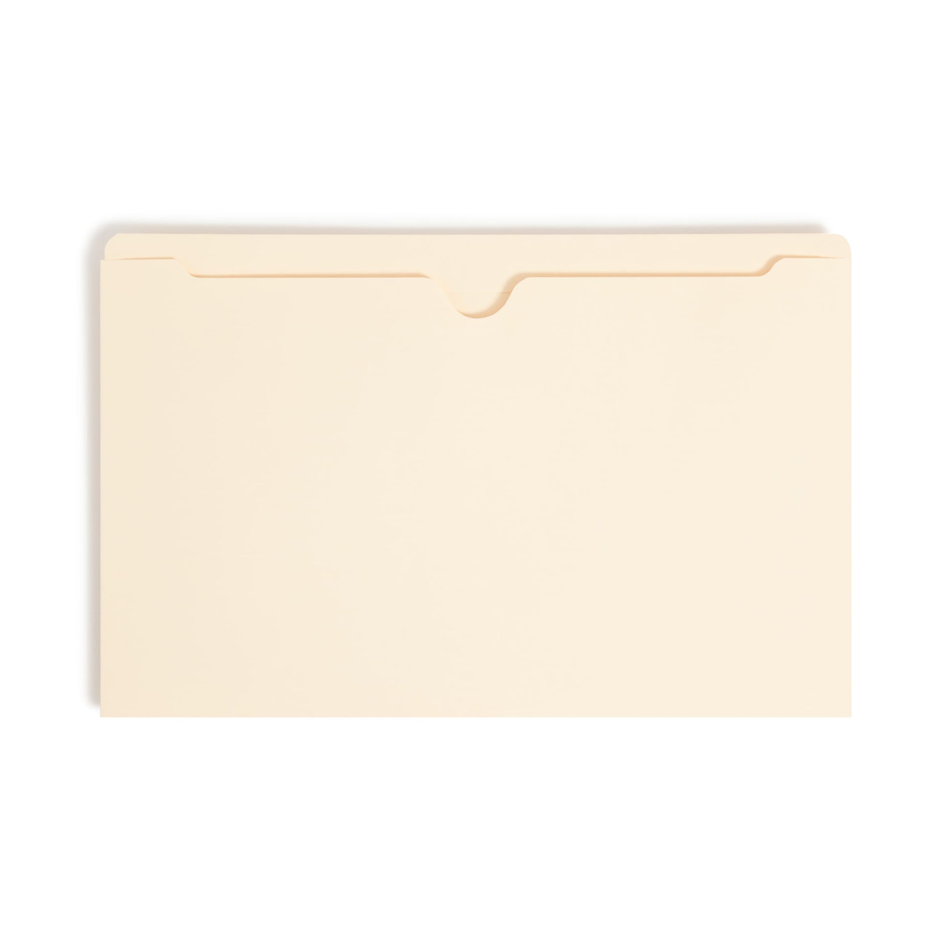 File Jackets, Flat-No Expansion, Straight-Cut Reinforced Tab, Manila Color, Legal Size, Set of 100, 30086486765009