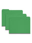 Pressboard File Folder, 1 inch Expansion, 1/3-Cut Tab, Green Color, Letter Size, Set of 25, 086486215466