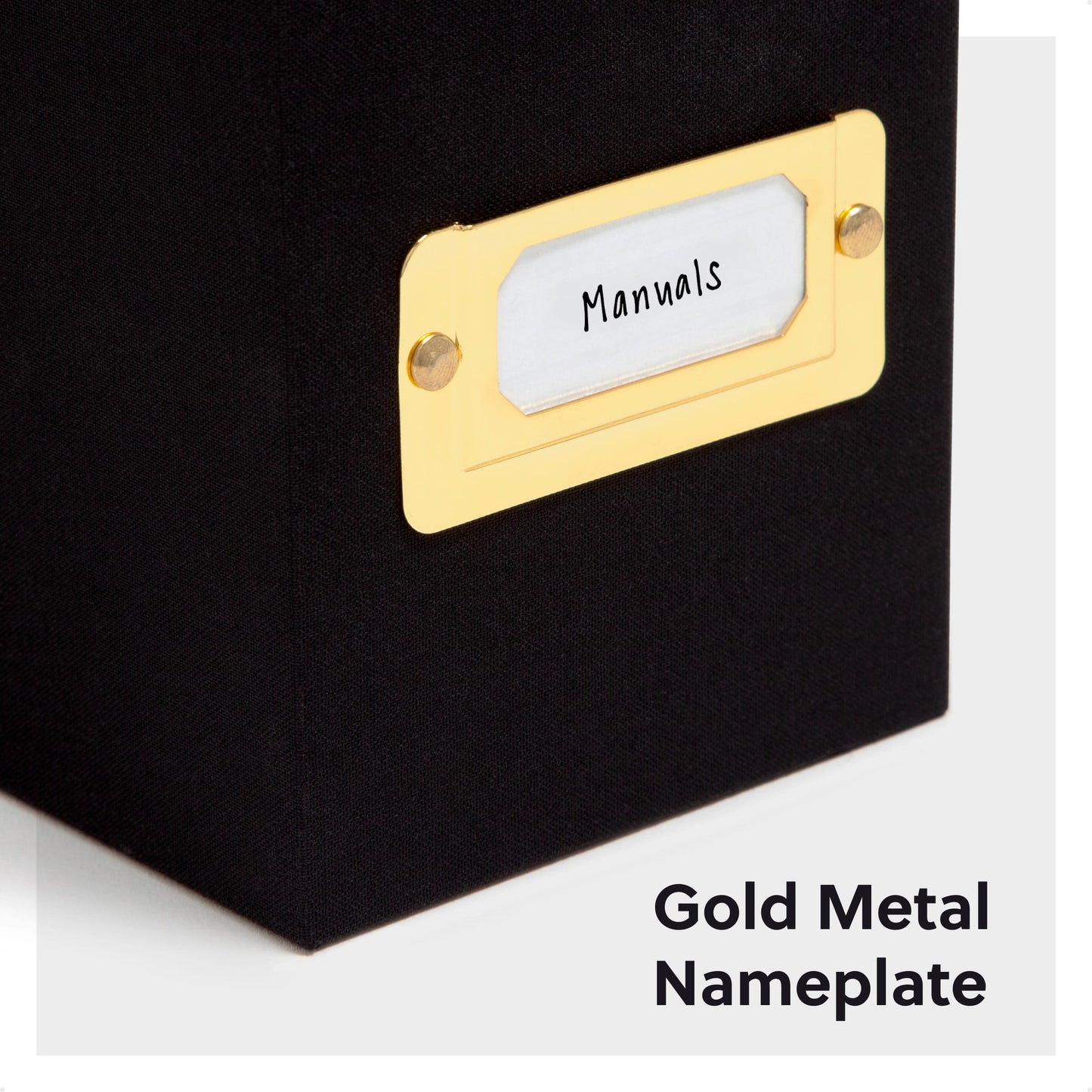 Flip Top Box, Charcoal Color, 13" X 9.4" X 3.7" Size, Set of 1, 086486702331