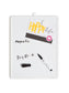 Contempo Frame Dry Erase Board, Contempo, White, White, 14" x 11", 2' or smaller, White, 14" X 11" Size, Set of 4, 843463132594
