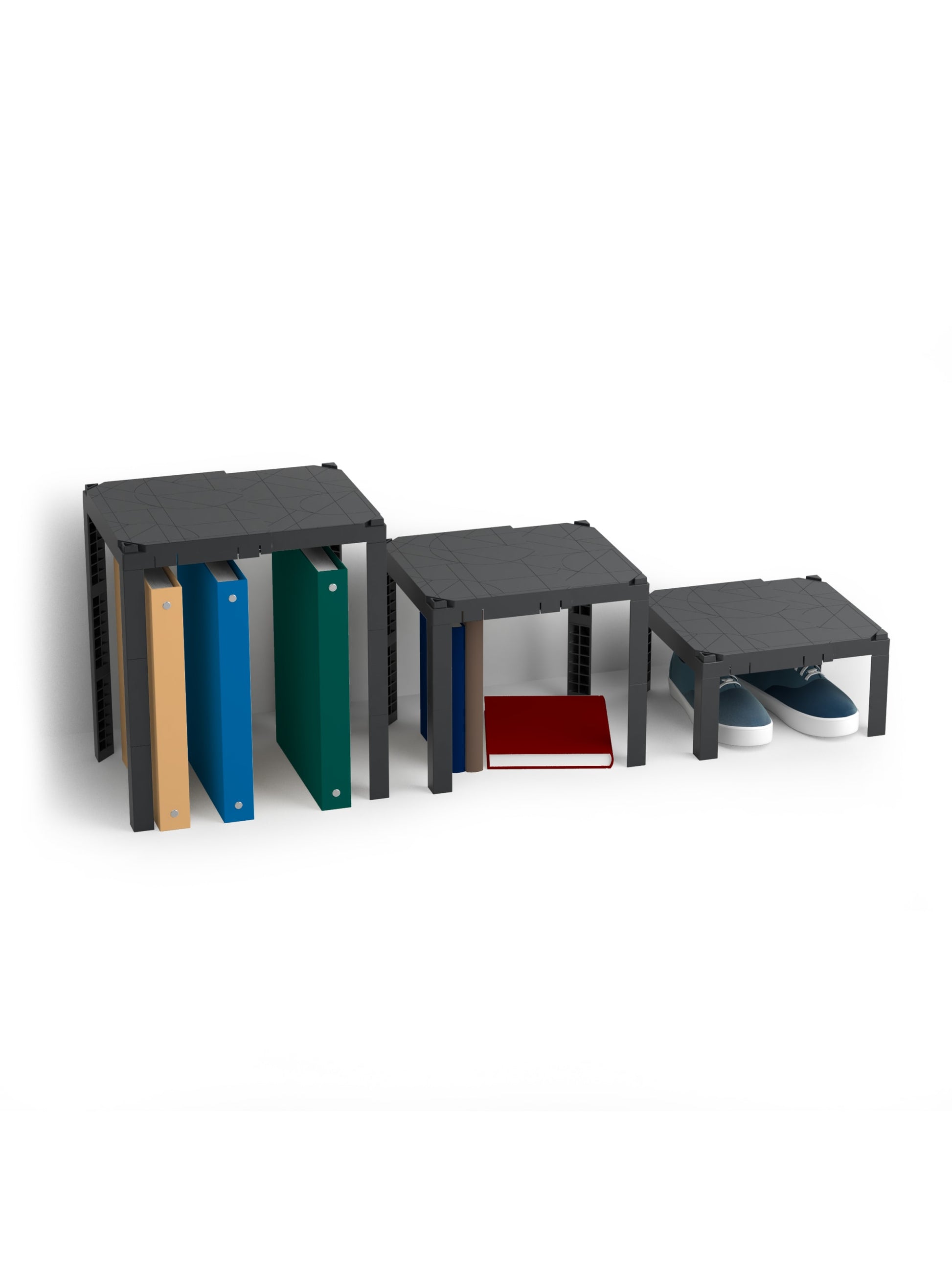 Plastic Locker Shelf, Gray, (1) 2-Way Adjustable Shelf
Low Height 4.5“
Medium Height 9"
High Height 13.5"
Minimum Width 8.375"
Maximum Width 13.75", Gray, (1) 2-Way Adjustable Shelf
Low Height 4.5“
Medium Height 9"
High Height 13.5"
Minimum Width 8.375"
Maximum Width 13.75" Size, Set of 13, 843463141473