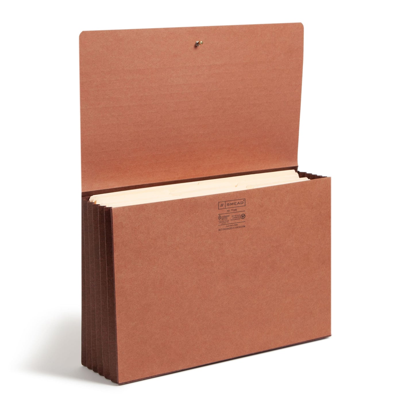 TUFF® Expanding Wallets, 5-1/4-Inch Expansion, Redrope Color, Extra Wide Legal Size, Set of 10, 30086486711662