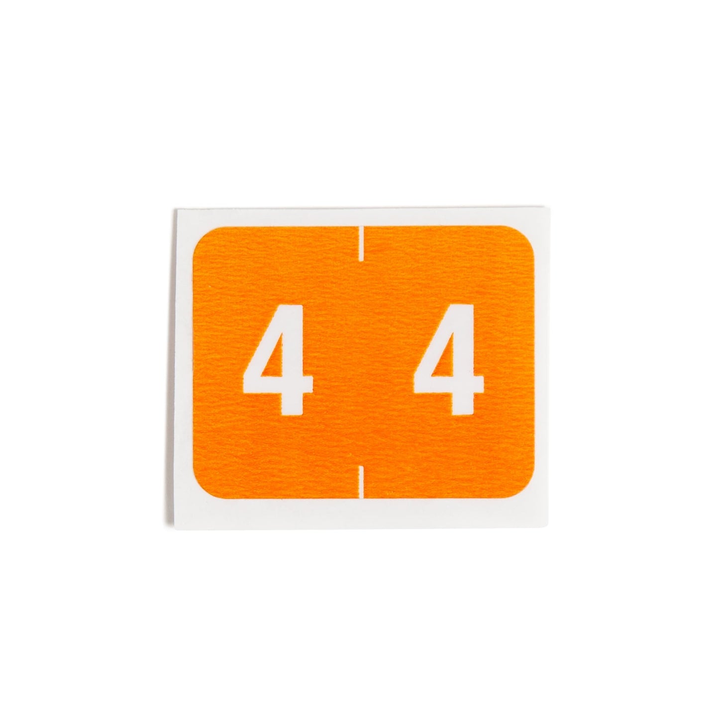 DCCRN Color-Coded Numeric Labels - Rolls, Orange Color, 1-1/4" X 1" Size, Set of 500, 086486673440