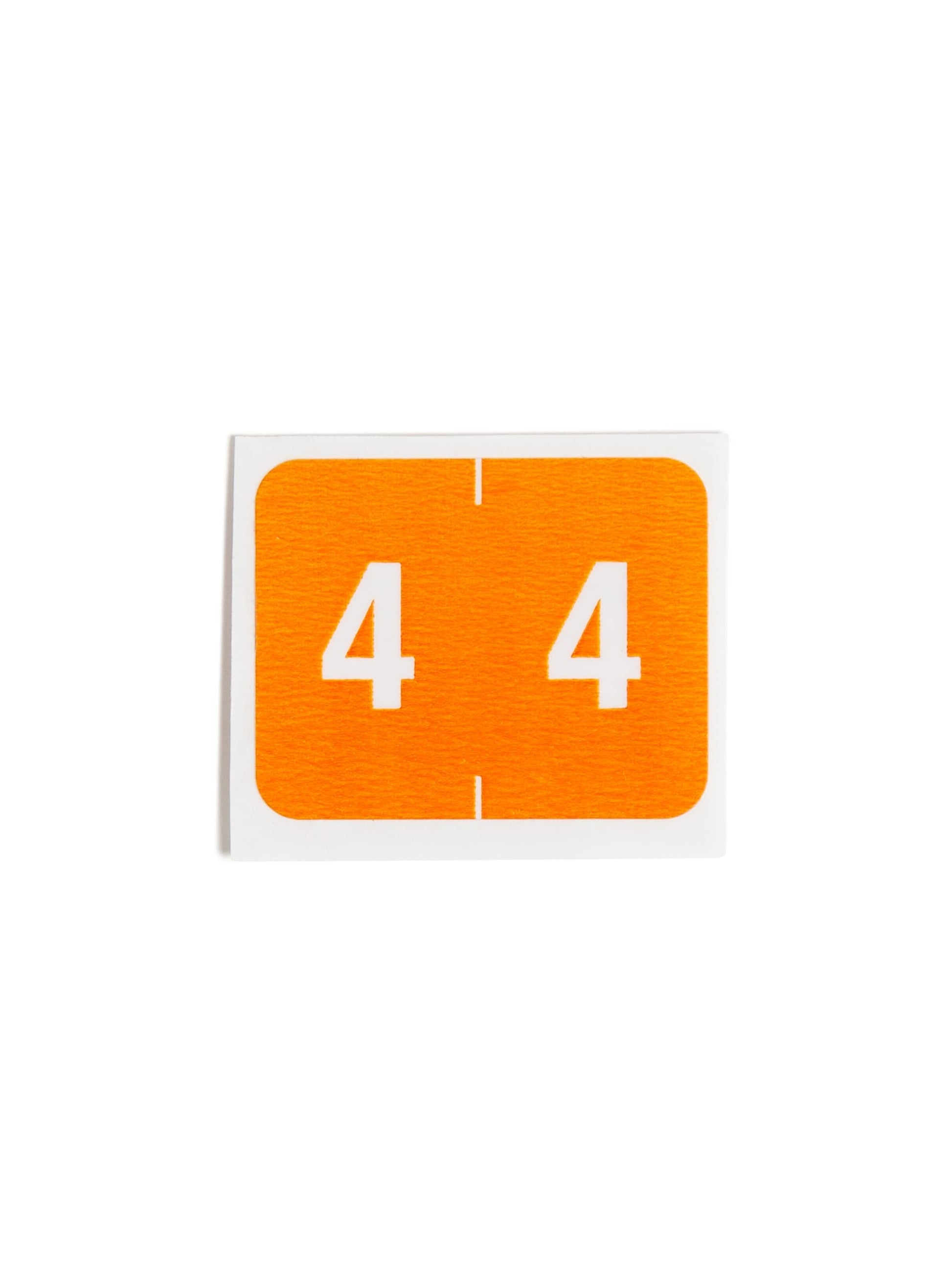 DCCRN Color-Coded Numeric Labels - Rolls, Orange Color, 1-1/4" X 1" Size, Set of 50, 086486673440