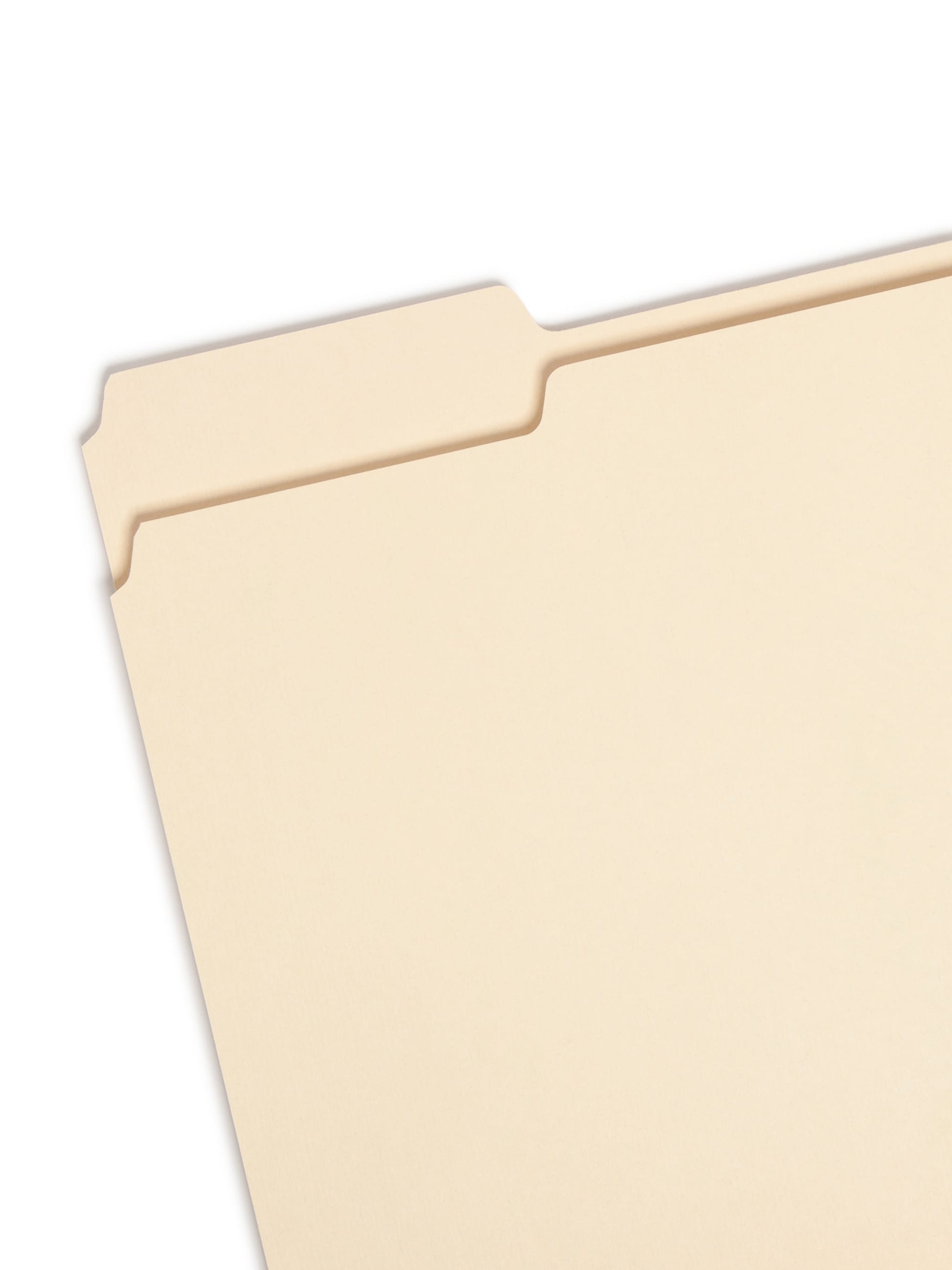 100% Recycled File Folders, Manila Color, Letter Size, Set of 100, 086486103398