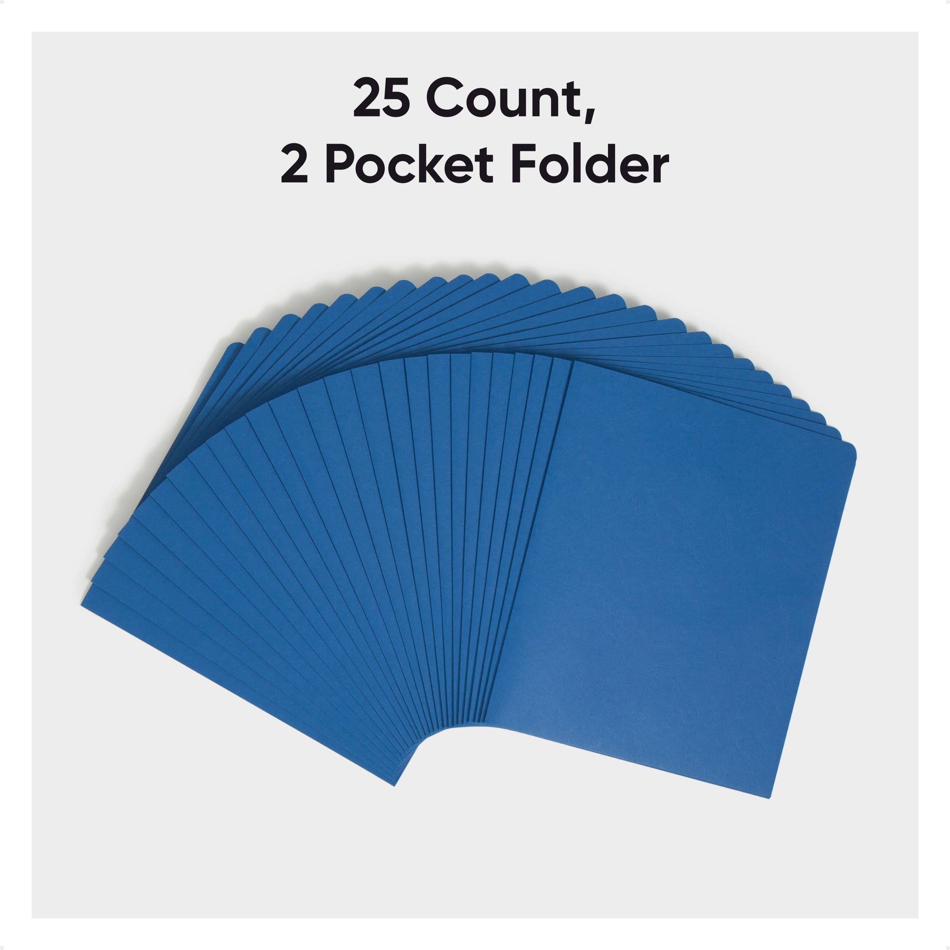 Dark Blue Color, Letter Size, Set of 25, 30086486878549