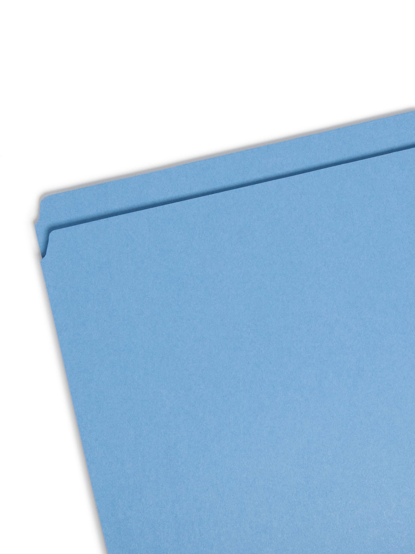 Reinforced Tab File Folders, Straight-Cut Tab, Blue Color, Legal Size, Set of 100, 086486170109