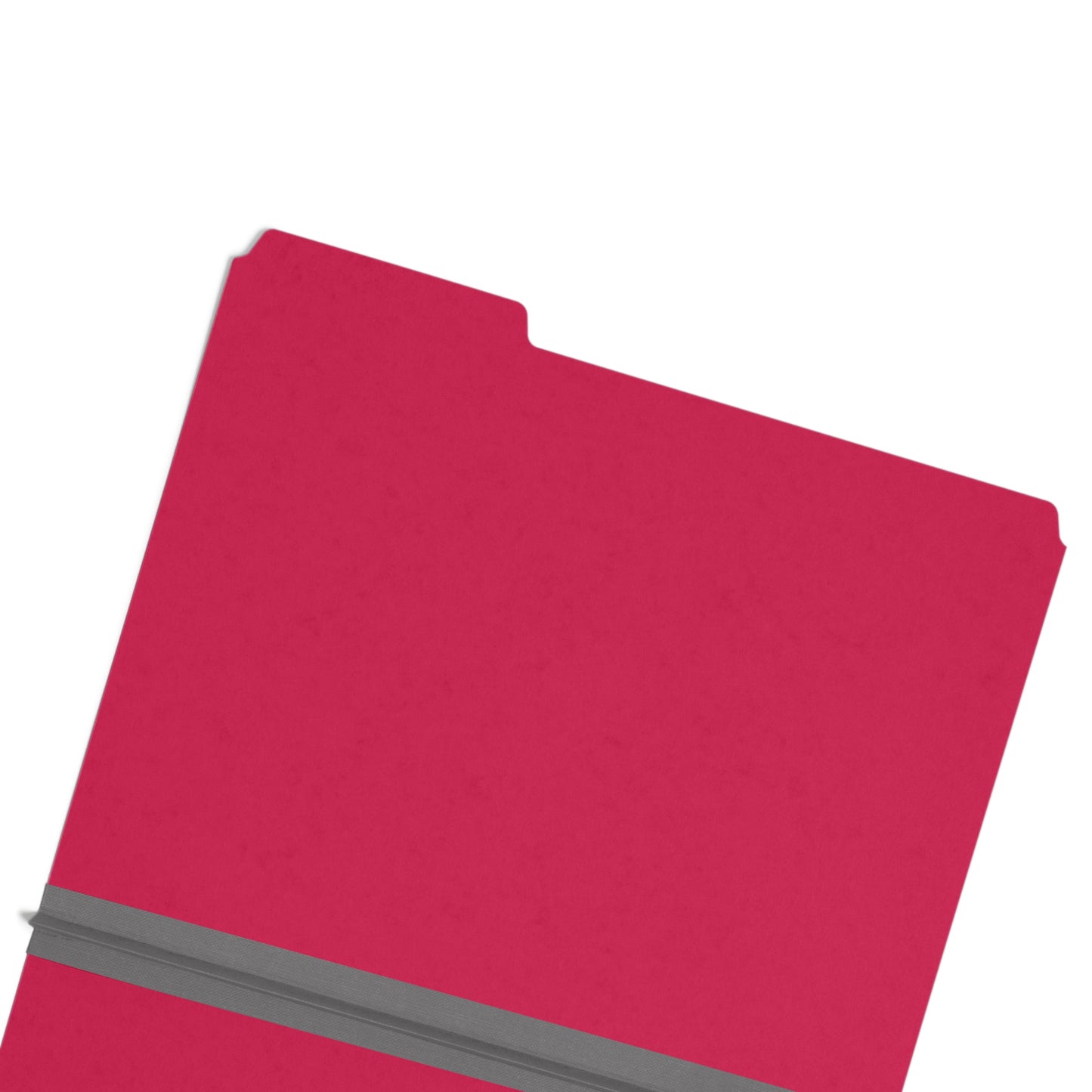 Pressboard File Folder, 1 inch Expansion, 1/3-Cut Tab, Bright Red Color, Letter Size, Set of 25, 086486215381