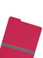 Pressboard File Folder, 1 inch Expansion, 1/3-Cut Tab, Bright Red Color, Letter Size, Set of 25, 086486215381