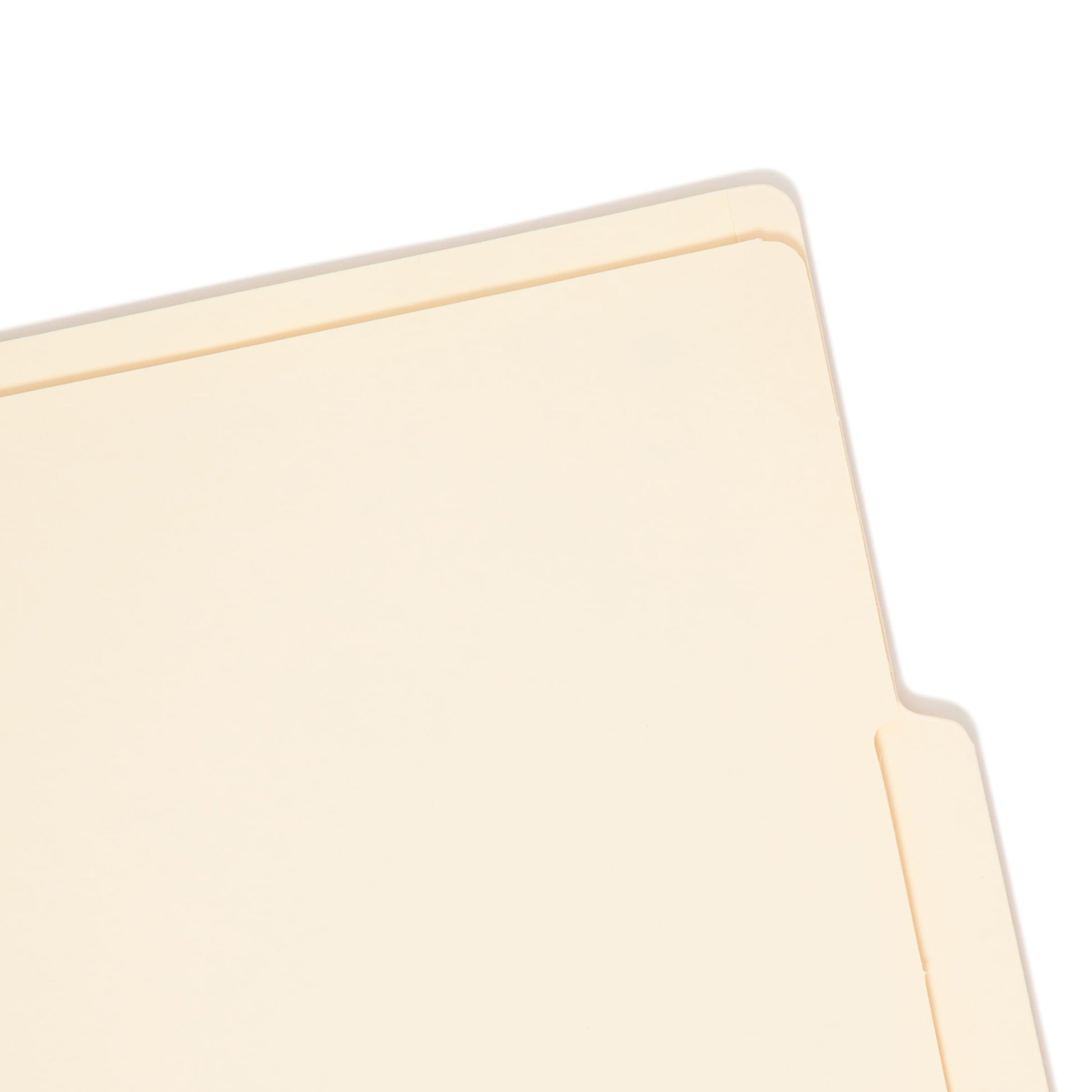 Shelf-Master® Reinforced Tab End Tab File Folders, 1/2-Cut Tab, Bottom Position, Manila Color, Letter Size, Set of 100, 086486241281